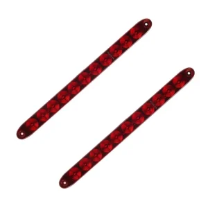 15 Inch Car LED Taillights Brake Stop Light Tail Lamp 12V for Heavy Duty Trucks Semi Trailers Cargo Boat RV Camper