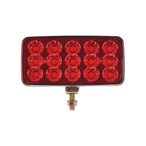 15 LED 12V 24V Universal Truck Rear Fog Light Flashing Tail Lamp Brake Light for Trailer Pickup Off Road Vehicle
