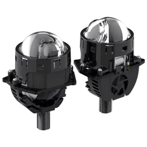 150W LED Projector Headlights High Low Beam 3 Inch Car Bi LED Lens 6000K Double Lens Bi LED Projector