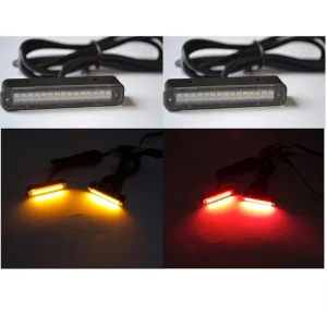 15LED Waterproof License Plate Light Motorcycle Tail Light LED Brake Light
