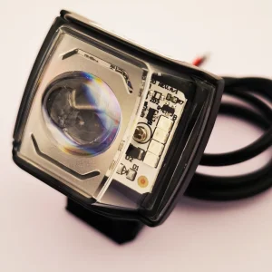 15W LED External 1 Lens Spotlight Yellow White Flashing Dazzling Color Burst Motorcycle Front LED Lights
