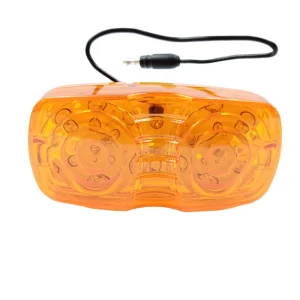 16 LED Side Marker Light Amber Double Bullseye Trailer LED Lights Truck Trailer Ride on Car 12V 24V Tail Lamp LED Light
