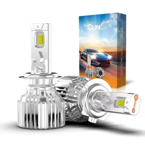 160W LED Headlight Bulb 19200LM H4 H7 H11 Car Headlamp Super Bright 6500K White Light Auto Replacement Lamp
