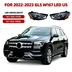 1668202700 1668202800 1679069706 1679069806 US Spec GLS W166 W167 Car LED Headlight L R for Mercedes Benz