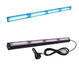 17-Inch Waterproof COB LED Strobe Light Bar for Cars Trucks Rooftop Emergency Warning Flashing Lights
