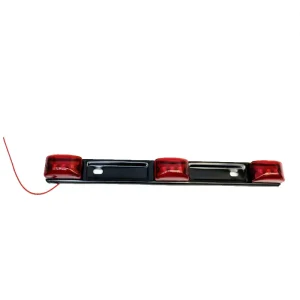 17″ Red Bright Led ID Bar 3 Led Marker Light Truck Trailer Bus Clearance Light