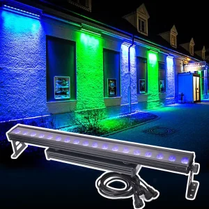 18*12W Waterproof Wall Washer Light DMX Outdoor IP65 RGBW Stage 4in1 Led Wall Washer