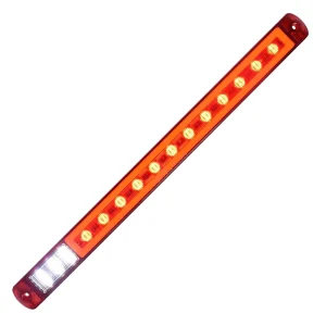 18 Inch LED Light Bar STI With Neon Glow Indicator and Back-Up Light LED Indicator Light