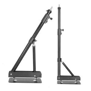 180CM Ceiling Wall Mount Round Lamp Stand Led Ring Light Bracket Triangle Arm for Barber Shop Beauty Salon Photography Lighting