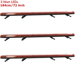 182cm 72 Inch LED Light Bar with High Bright 3 Watt LED Roof Mount Truck Amber LED Strobe Light Bar Mining Truck LED Light Bar