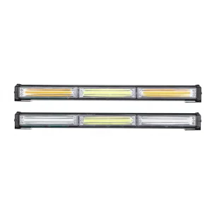 18COB Three-section Bar Light Flashing Red Blue White Light Off-road Vehicle Truck Driving Width Light TR-600C-3 OLIVER Fitment