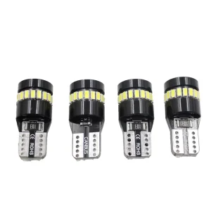 18SMD 3014 Canbus T10 194 W5W LED Bulbs Auto Interior Light White 168 Car LED Lights Lamp Red Yellow Blue T10 W5W LED Light Bulb