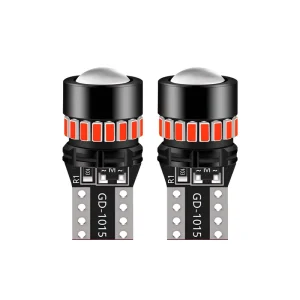 18SMD 3014 T10 LED Bulb with Lens Universal Car Width Lamp with Canbus Led Reading Lamp License Red Plate Light