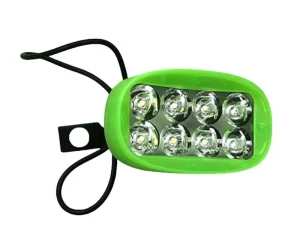 18W Motorcycle Universal Headlight 12V 8 LED Spotlight