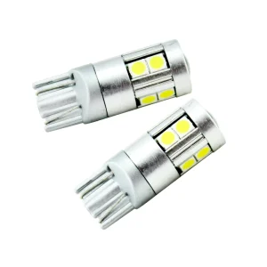 194 LED Bulb 3030 Chipset 9SMD T10 194 168 W5W LED Wedge Light Bulb 1.5W 12V License Plate Courtesy Step Map Lights Trunk Lamp