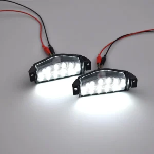 1Pair Car LED License Plate Lights Rear Number Lamp for Mazda 3 Mazda 2 M2 M3 BS1E 51 274E BS1E51274E