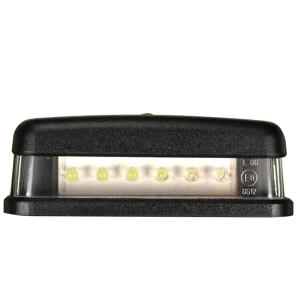 1X 9-36V ECE Approved Car Light 6LED 120mm Waterproof License Number Plate Lamp with 2 Bolt Surface Mount Fixing Tag Light