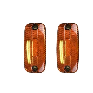 1pcs 12V-24V Waterproof LED Side Marker Light with Bracket Truck Trailer Tail Lamp Indicator Light