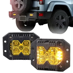 1xPCS Yellow Flood Spot Combo 4×4 Off-road LED Mini 40W Work Light Pod 3″ Car Rear Fog Lamp