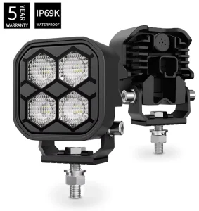 2/3/4 Inch LED Driving Light Spot/Flood Beam ECE Approved 12V 24V Auxiliary 4×4 LED Pod Work Light For Offroad Truck SUV Tractor