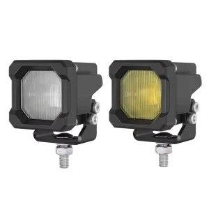 2 Inch 20W Pair White or Amber Color SAE J583 Compliant 12V LED Front Fog Lamp Universal Fog Lights for Car