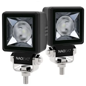 2 Inch 40W Amber LED Fog Light for Land Cruiser 4X4 Off Road Trucks Super Bright IP68 Waterproof Driving Light