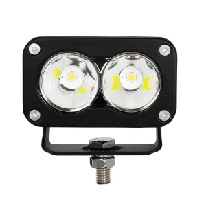 2 Inch Black LED Off road Spotlight High Intensity Retrofit Tractor Light DC 12 36V Grille Plug SUV ATV UTV Motorcycle