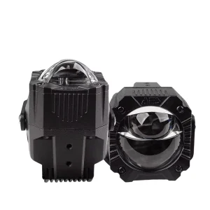 2 Inch External Installation 60W Auxiliary Laser Biled Projector Tri Colors 4500lm for Car Fog Driving Lamp Motorcycle Light