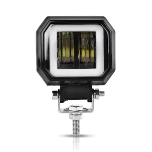 2 Inch Square 20W LED Work Light DRL Fog Lamp Motorcycle Lighting Systems Driving Lights for Bike Autos Luces Para Autos Bike