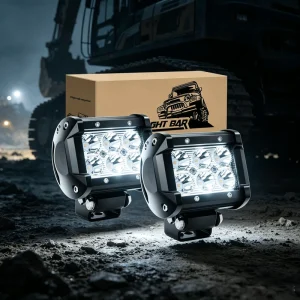 2 Pack LED Off Road Auxiliary Lights Vehicle Work Lamps for Pickup Truck SUV ATV UTV Outdoor Applications