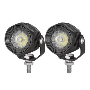 2 Pieces 20W Super Bright Handlebar Mount Spot LED Work Light Motorcycle Lighting System