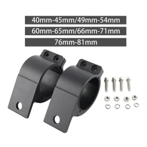 2 Pieces Work Light Bar Mount Brackets LED Lights Bar Clamp Automotive