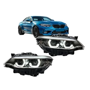 2 Series (models 1421) Headlight Assembly F22 12V 50W LED Daytime Running Lights Turn-signal Lens Retrofitting