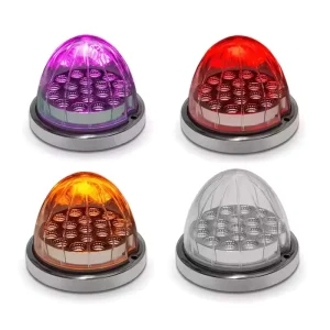 2 Specification Plastic Watermelon Light as Truck Marker Tail Signal Warning Light Stop Brake Reverse Turn Waterproof