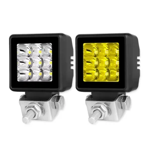 2.3 Inch Car LED Auxiliary Lights 27W Amber or White Color Spot Beam LED Driving Lights for Car Truck Golf Cart