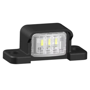 2.5″x1.0″ LED License Plate Light Surface Mount Truck Trailer Tail Lamp DOT SAE FMVSS108 Compliant