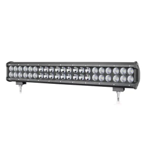 20 Inch Brush Guard Mount Spot Flood Beam 126W Double Row LED Light Bar for Four Wheeler Vehicle