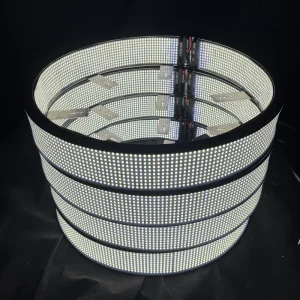 20 Row Pure White Aluminum + PC 12V 55600LM Ultra-Bright Universal Fit Car Wheel Rim Tuning Lights
