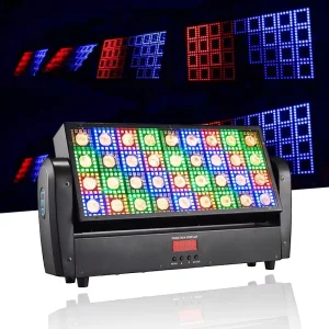 200W 36*3W LED Moving Head Strobe Light with RGBW Background DMX Suitable for KTV Bars Banquet Halls Theaters and Concerts