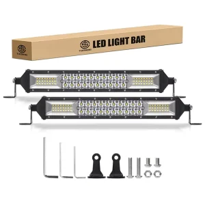 200W 400W 600W 800W 1000W RGB Off Road Light Bars Dual Row LED Grow Light Bar for Car Linkable LED Light Bar