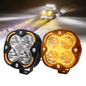 200W 5 Inch LED Auxiliary Driving Light DRL 24V Offroad Fog Spot Light for Car Truck Pickup ATV UTV