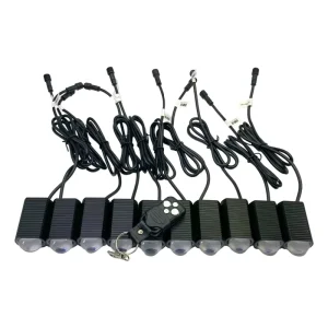 200w Grille Spotlights Headlights 60000lm Car Front Hood Off Road LED Lights Auxiliary LED Lights