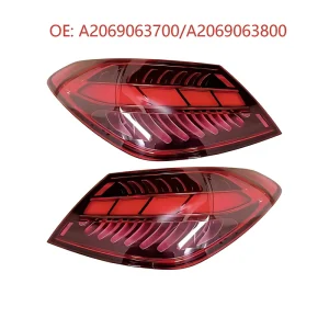 2069063700 2069063800 Tail Lamp for Mercedes W206 C200 C300 Outer LED Rear Taillight OEM Replacement
