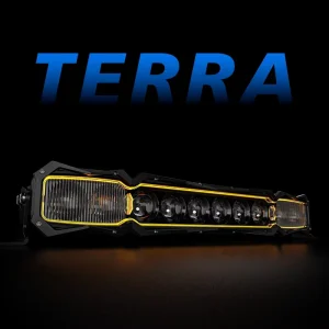 20C02 164W 12-30V 20 Inch LED Light Bar Cube Pods Amber Backlight Off Road Driving Retrofit Upgrade