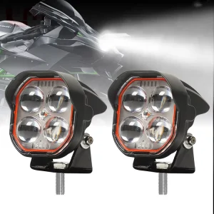 20W Mini LED Work Light Auxiliary Spot Driving Lamp White Yellow Red Car LED Spotlight for 4×4 Off Road Truck SUV ATV UTV
