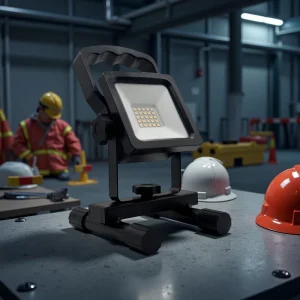 20W Rechargeable LED Work Light 1200LM Portable Flood Lamp With USB Power Bank for Garage Car Repair
