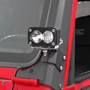 20W White LED 3 Inch Square Work Light Waterproof 12V 24V Fog Driving Lights for Cars ATVs UTVs Trucks