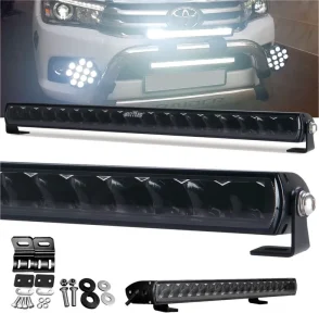 20inch 90W Slim Single Row IP68 Waterproof LED Light Bar 12V for 4×4 ATV Off Road