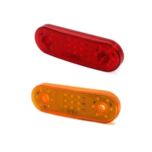 21LED Side Marker Light Car External Light Warning Tail Clearance Light Signal Brake Lamp for Truck Trailer