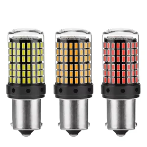 21W 2100LM 144SMD LED Bulb 1156 1157 7440 7443 Canbus Error Free Car Turn Signal Brake Light